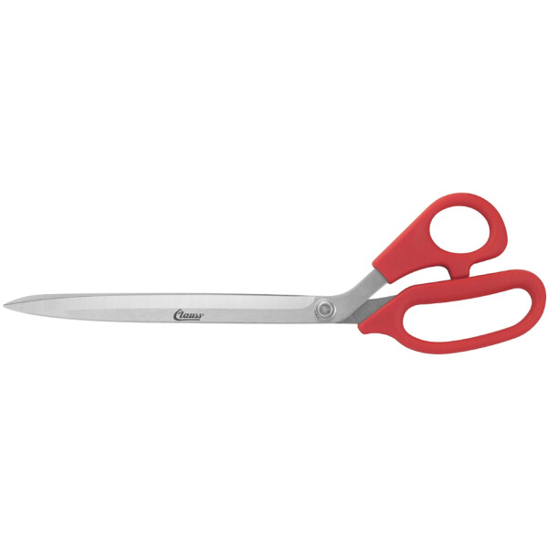 Clauss Tapezierschere, Länge: 293 mm, rot