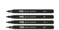 KREUL Black Marker, brush, schwarz
