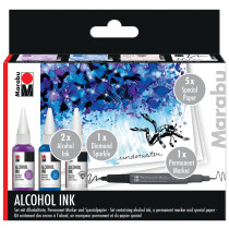 Marabu permanente Tinte Alcohol Ink-Set UNDERWATER
