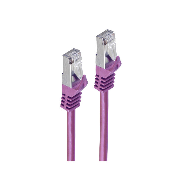 shiverpeaks Patchkabel Kat. 6A, U UTP, 25,00 m, weiß