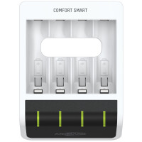 ANSMANN Schnell-Ladegerät Comfort Smart, weiß schwarz