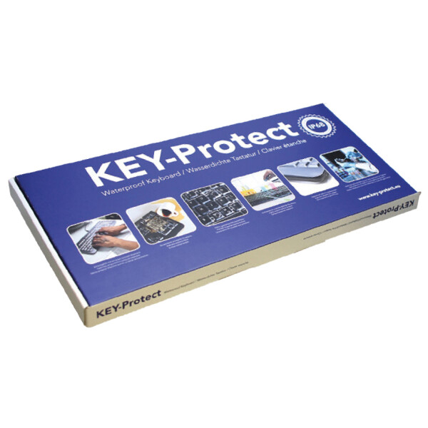 KEY-Protect Wasserdichte Tastatur, Layout: DE, schwarz