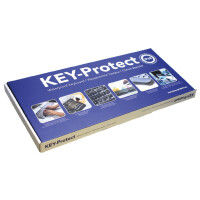 KEY-Protect Wasserdichte Tastatur, Layout: DE, schwarz
