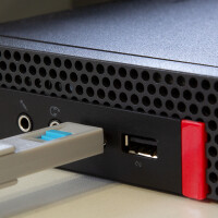 LogiLink USB-C Sicherheitsschloss, 1 Schlüssel 4...