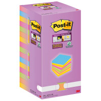 Post-it Haftnotizen super sticky notes, 127 x 76 mm, farbig
