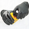 HYGOSTAR Nitril-Handschuh "POWER GRIP", L, orange, puderfrei