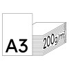Color Copy hochweiß Kopierpapier A3 200g/m2 - 1 Palette (24.000 Blatt)