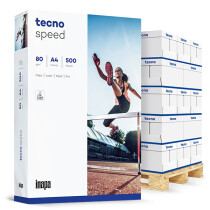 tecno speed weiß Kopierpapier A4 80g/m2 - 1 Palette...