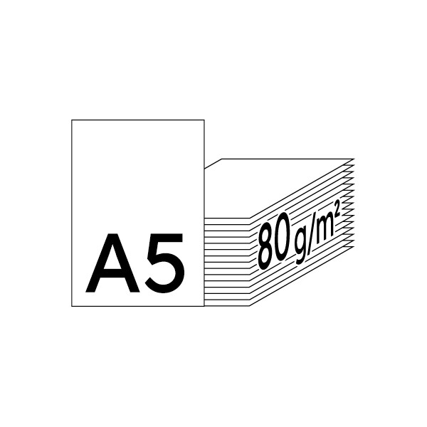 TECNO Universal Businesspapier A5 80g - 1 Palette (200.000 Blatt)