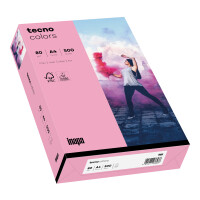 tecno colors rosa Kopierpapier A4 80g/m2 - 1 Palette (100.000 Blatt)