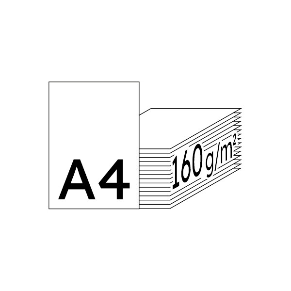 tecno colors chamois Kopierpapier A4 160g/m2 - 1 Palette (50.000 Blatt)
