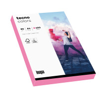 tecno colors neon pink Kopierpapier A4 80g/m2 - 1 Palette (80.000 Blatt)