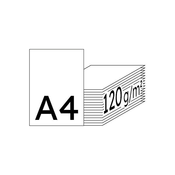 tecno colors hellgelb Kopierpapier A4 120g/m2 - 1 Palette (50.000 Blatt)