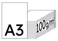 Color Copy hochweiß Kopierpapier A3 100g/m2 - 1 Karton (2.000 Blatt)