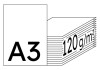 Color Copy hochweiß Kopierpapier A3 120g/m2 - 1 Karton (1.750 Blatt)