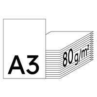 Recyconomic Pure White naturweiß Kopierpapier A3 80g/m2 - 1 Karton (2.500 Blatt)