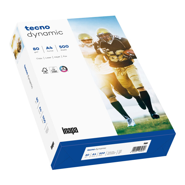 TECNO Dynamic Businesspapier wei&szlig; A4 80g - 1 Karton (2.500 Blatt)