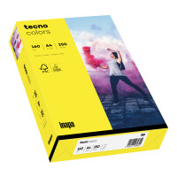 tecno colors gelb Kopierpapier A4 160g/m2 - 1 Karton (1.250 Blatt)