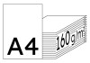 tecno colors mittelgelb Kopierpapier A4 160g/m2 - 1 Karton (1.250 Blatt)