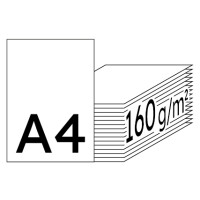 tecno colors mittelorange Kopierpapier A4 160g/m2 - 1 Karton (1.250 Blatt)