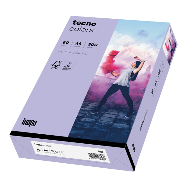 tecno colors violett Kopierpapier A3 80g/m2 - 1 Karton (2.500 Blatt)