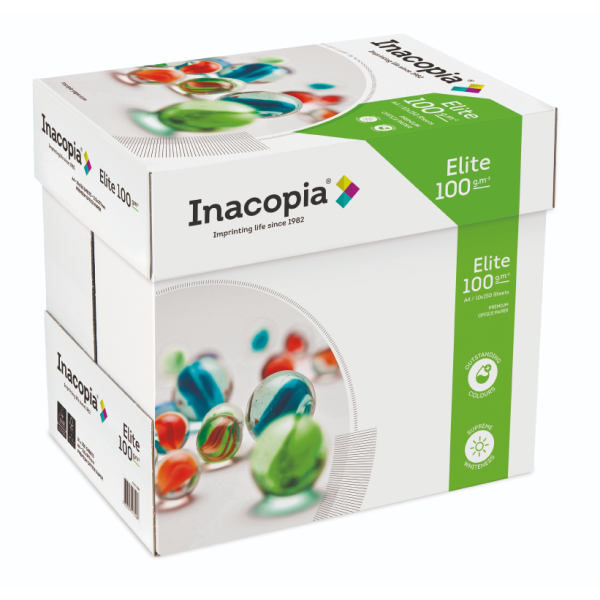 INACOPIA Elite Premiumpapier wei&szlig; A3 100g - 1 Karton (2.000 Blatt)