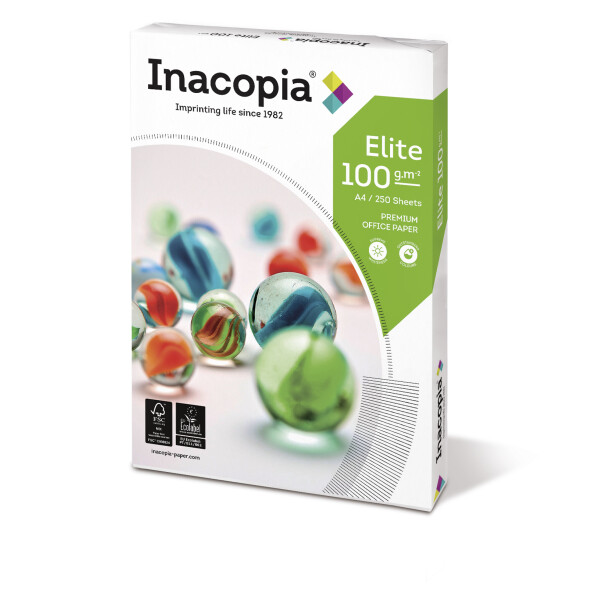 INACOPIA Elite Premiumpapier wei&szlig; A3 100g - 1 Karton (2.000 Blatt)