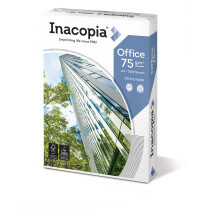 inacopia office US-Format weiß Kopierpapier US 75g/m2 - 1 Karton (2.500 Blatt)