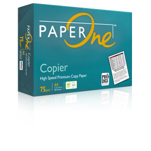 PAPERONE Copier weiß Kopierpapier A4 75g/m2 - 1 Karton (2.500 Blatt)