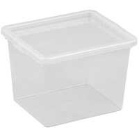 plast team Aufbewahrungsbox BASIC BOX, 2,3 Liter