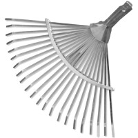 Bradas Verstell-Fächerrechen-Aufsatz, aus Aluminium