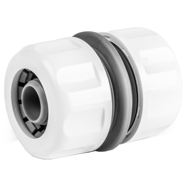 Bradas Schlauchverbinder WHITE LINE, 1 2", weiß