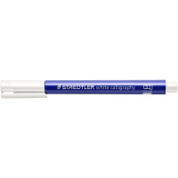 STAEDTLER Permanent-Marker metallic calligraphy, weiß