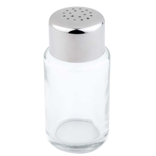 APS Salz- und Pfefferstreuer, Glas Edelstahl, 6 L&ouml;cher