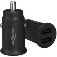 ANSMANN USB-KFZ-Ladegerät In-Car-Charger CC212, 2x USB