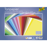 folia Tonpapier, (B)350 x (H)500 mm, 130 g qm, sortiert