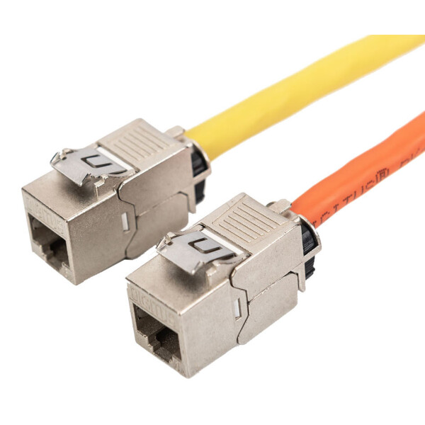 DIGITUS Keystone Modul Kat 6A, geschirmt, vernickelt