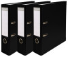 EXACOMPTA PP-Ordner Premium, A4, 80 mm, schwarz, 3er Pack