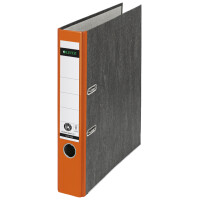 LEITZ Wolkenmarmor-Ordner, 180 Grad, DIN A4, 52 mm, orange