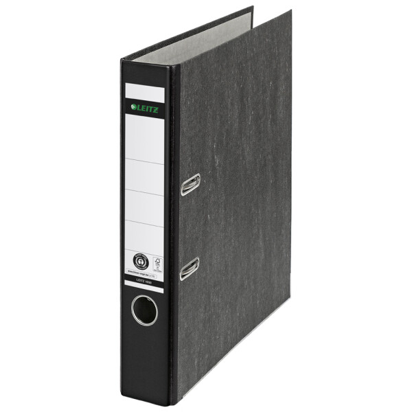 LEITZ Wolkenmarmor-Ordner, 180 Grad, DIN A4, 52 mm, gelb