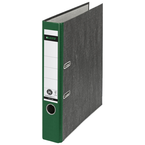LEITZ Wolkenmarmor-Ordner, 180 Grad, DIN A4, 52 mm, gelb
