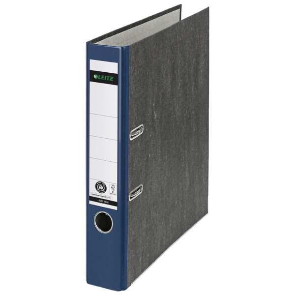 LEITZ Wolkenmarmor-Ordner, 180 Grad, DIN A4, 52 mm, gelb