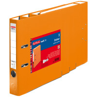 herlitz Ordner maX.file protect, A4, 50 mm, orange, 5er Pack