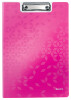 LEITZ Klemmbrett-Mappe WOW, DIN A4, Polyfoam, pink