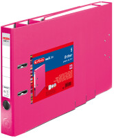 herlitz Ordner maX.file protect, A4, 80 mm, pink, 5er Pack