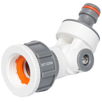 Bradas Gelenk-Hahnstück WHITE LINE, 1 - 3 4"...