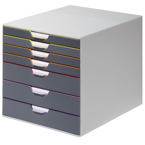 DURABLE Schubladenbox VARICOLOR 7, mit 7 Schubladen