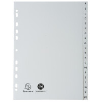 EXACOMPTA Kunststoff-Register, A-Z, DIN A4, 20-teilig