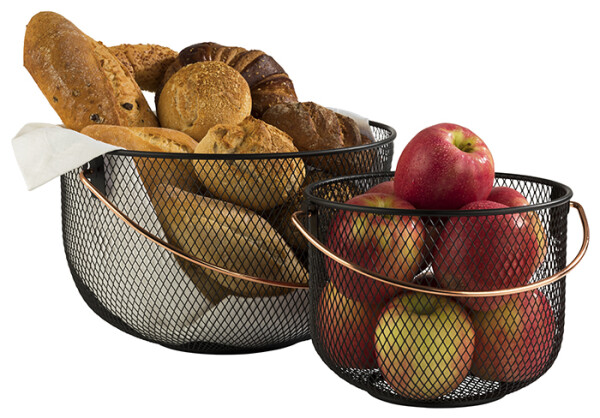 APS Brot- und Obstkorb, rund mit Griff, Durchmesser: 300 mm