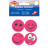 KLEIBER Reflex-Sticker "Happy Face", pink